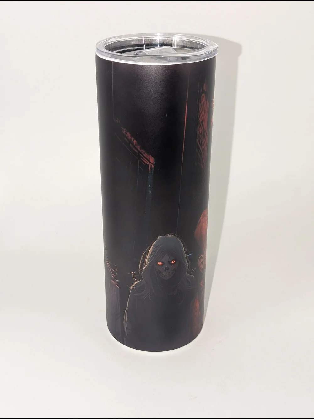 Straight Outta Nightmares Horror Skull Tumbler - 20oz Stainless Steel